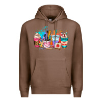 Chestnut art teacher coffee cup Premium Hoodie - AdoDesignShop