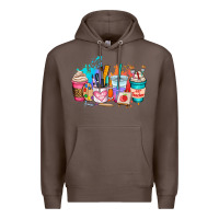 Coffee art teacher coffee cup Premium Hoodie - AdoDesignShop