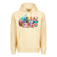 Pina Colada art teacher coffee cup Premium Hoodie - AdoDesignShop