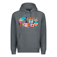 Rock art teacher coffee cup Premium Hoodie - AdoDesignShop