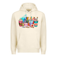Tofu art teacher coffee cup Premium Hoodie - AdoDesignShop