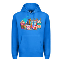 True Royal art teacher coffee cup Premium Hoodie - AdoDesignShop