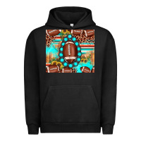 Pigment Black football leopard turquoise gemstone sunflower Urban Hoodie - JahusDesignShop