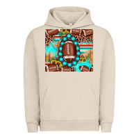 Pigment French Oak football leopard turquoise gemstone sunflower Urban Hoodie - JahusDesignShop