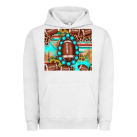 Pigment Lunar Rock football leopard turquoise gemstone sunflower Urban Hoodie - JahusDesignShop