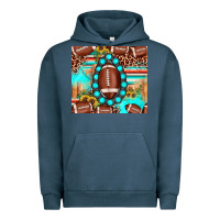 Pigment Midnight Navy football leopard turquoise gemstone sunflower Urban Hoodie - JahusDesignShop