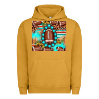 Pigment Peanut Butter football leopard turquoise gemstone sunflower Urban Hoodie - JahusDesignShop