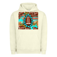 Pigment Pistachio football leopard turquoise gemstone sunflower Urban Hoodie - JahusDesignShop