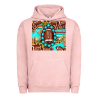 Pigment Salmon football leopard turquoise gemstone sunflower Urban Hoodie - JahusDesignShop