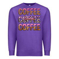 Purple coffee coffee coffee lover Premium Sweatshirt - texasbilliewilder