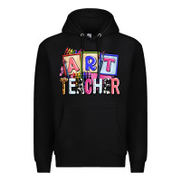 Black art teacher Premium Hoodie - AdoDesignShop