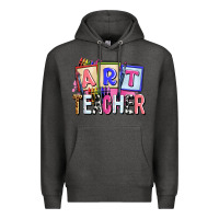 Charcoal Heather art teacher Premium Hoodie - AdoDesignShop
