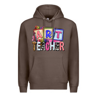 Coffee art teacher Premium Hoodie - AdoDesignShop