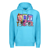 Ocean Blue art teacher Premium Hoodie - AdoDesignShop
