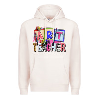 Pale Pink art teacher Premium Hoodie - AdoDesignShop