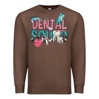 Chestnut dental squad with cowhide Premium Sweatshirt - texasbilliewilder