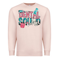 Pale Pink dental squad with cowhide Premium Sweatshirt - texasbilliewilder