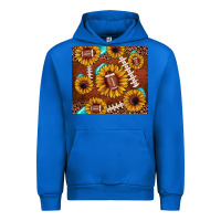 Cobalt football leopard sunflower Urban Hoodie - JahusDesignShop