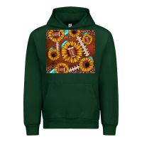 Forest Green football leopard sunflower Urban Hoodie - JahusDesignShop