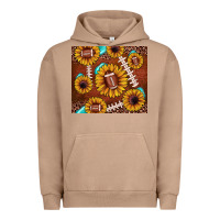 Pigment Burro football leopard sunflower Urban Hoodie - JahusDesignShop