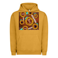 Pigment Peanut Butter football leopard sunflower Urban Hoodie - JahusDesignShop