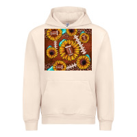 Sandshell football leopard sunflower Urban Hoodie - JahusDesignShop