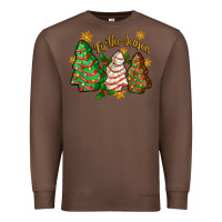 Chestnut 'tis the season christmas cake Premium Sweatshirt - Zillion Design Studio