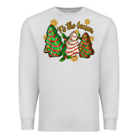 Dove Grey 'tis the season christmas cake Premium Sweatshirt - Zillion Design Studio