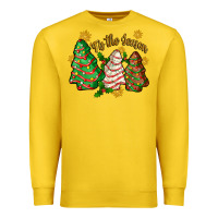 Lemon 'tis the season christmas cake Premium Sweatshirt - Zillion Design Studio