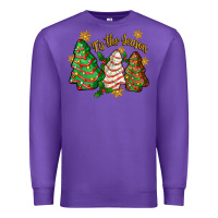 Purple 'tis the season christmas cake Premium Sweatshirt - Zillion Design Studio