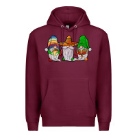 Burgundy mexican gnomies Premium Hoodie - JahusDesignShop