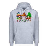 Heather Grey mexican gnomies Premium Hoodie - JahusDesignShop