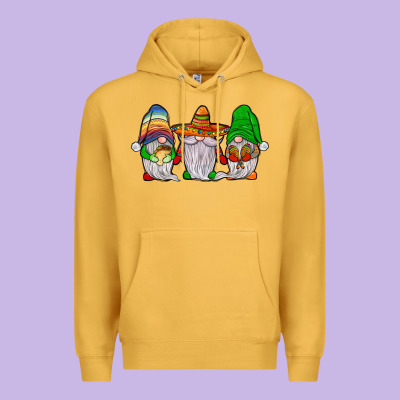 Mexican Gnomies Premium Hoodie Designed By Jahusdesignshop
