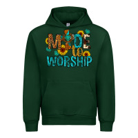 Forest Green made to worship Urban Hoodie - Artiststas
