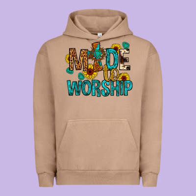 Made To Worship Urban Hoodie Designed By Artiststas