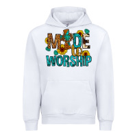 White made to worship Urban Hoodie - Artiststas