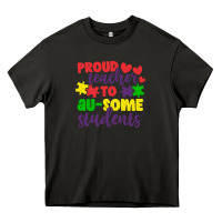 Asphalt proud teacher to ausome students Heavy Core Tee - CowhideDigitalArt