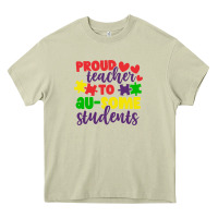 Mossy proud teacher to ausome students Heavy Core Tee - CowhideDigitalArt