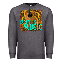 Charcoal Heather country music western Premium Sweatshirt - texasbilliewilder