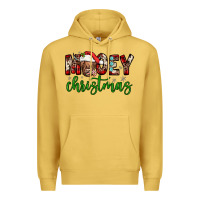 Antique Gold mooey christmas Premium Hoodie - JahusDesignShop
