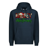 Navy mooey christmas Premium Hoodie - JahusDesignShop