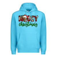 Ocean Blue mooey christmas Premium Hoodie - JahusDesignShop