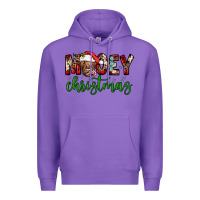 Purple mooey christmas Premium Hoodie - JahusDesignShop