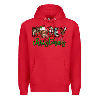 Red mooey christmas Premium Hoodie - JahusDesignShop