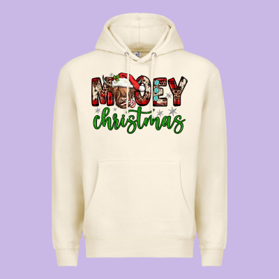 Mooey Christmas Premium Hoodie Designed By Jahusdesignshop