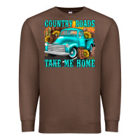 Chestnut country roads take me home western Premium Sweatshirt - texasbilliewilder
