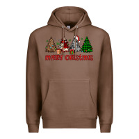Chestnut merry christmas tree Premium Hoodie - JahusDesignShop