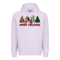 Lilac merry christmas tree Premium Hoodie - JahusDesignShop