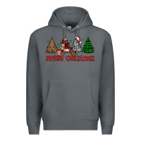 Rock merry christmas tree Premium Hoodie - JahusDesignShop