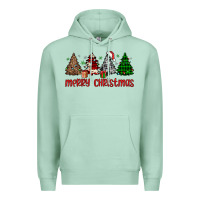 Seafoam merry christmas tree Premium Hoodie - JahusDesignShop
